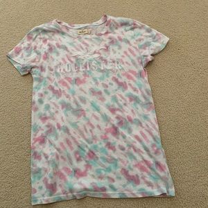 hollister tie dye tee